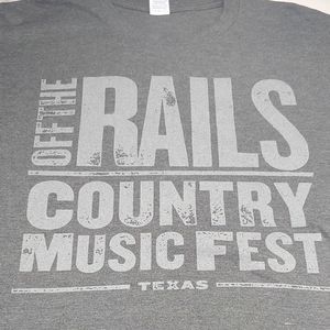 Off The Rails 2016 Country Music Festival With Line Up on Back XL